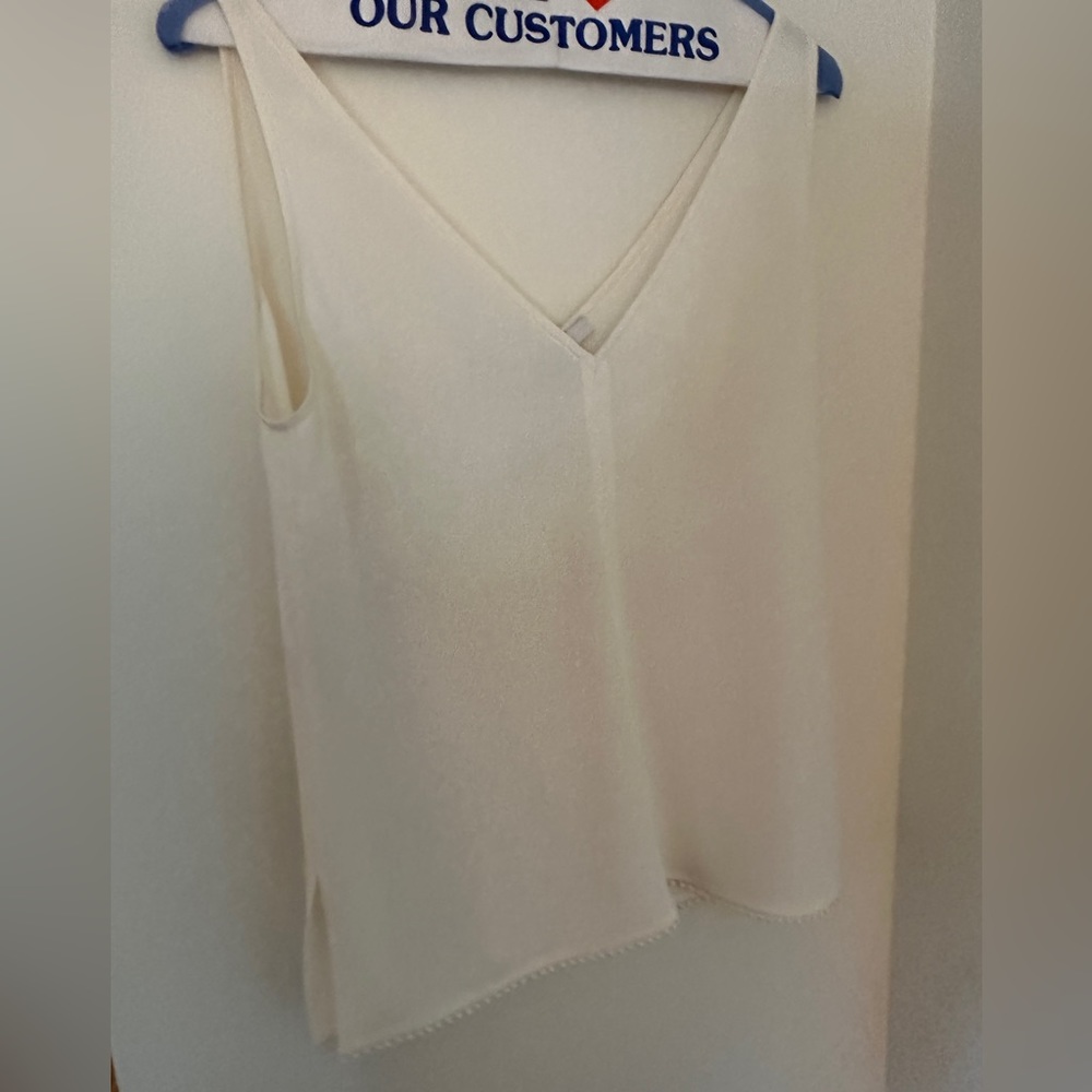 Derek Lam Silk White Camisole, size 6